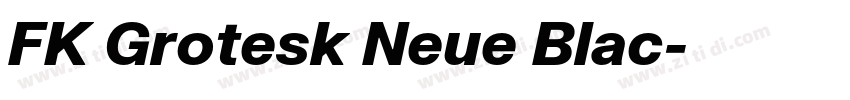 FK Grotesk Neue Blac字体转换 FK Grotesk Neue Blac字体转换